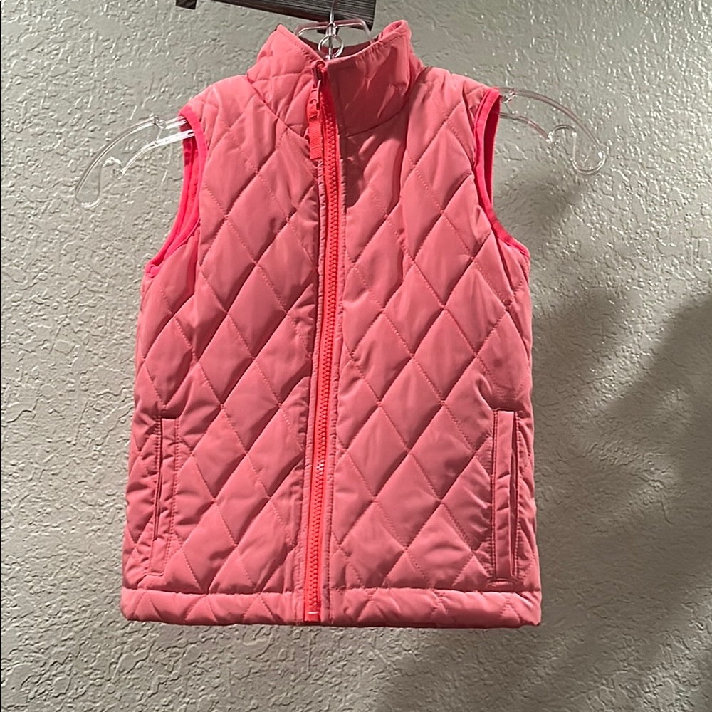 Cat & Jack Pink Quilted Puffer Vest